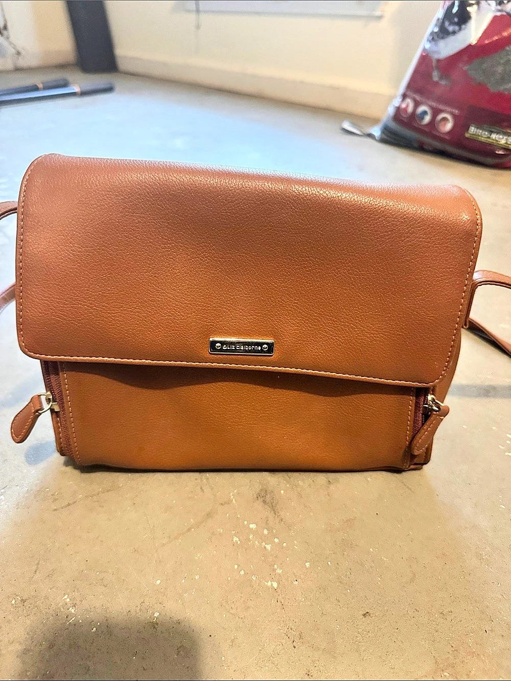 Liz Claiborne Brown Crossbody Bag